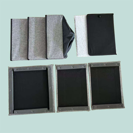 Foldable Dog Stairs, 3 Steps with Storage