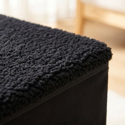 Foldable Dog Steps with Storage, Medium, Black