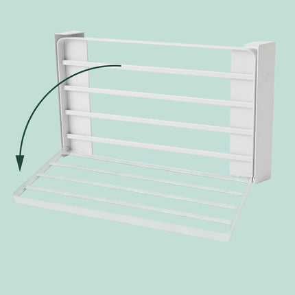 Foldable Drying Rack – Magnetic, No-Drill Steel