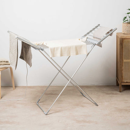 Foldable Electric Clothes Dryer, 20 Bars, Timer, 230W
