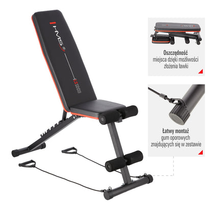 Foldable Exercise Bench – Adjustable, Space-Saving Design