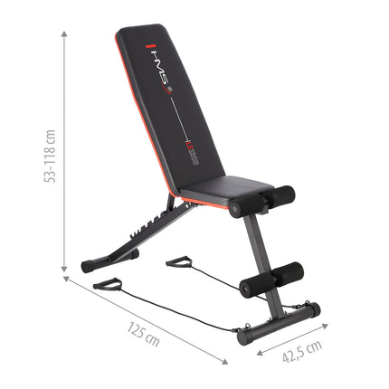 Foldable Exercise Bench – Adjustable, Space-Saving Design