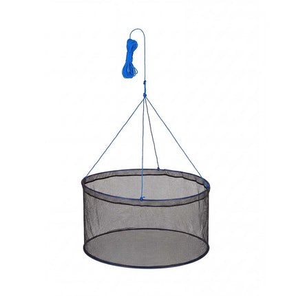 Foldable Fishing Drop Net 2-Pack, 31.5 in, Rope and Storage Bag