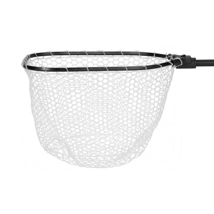 Foldable Fishing Landing Net, Telescopic 76 in, Silicone Mesh
