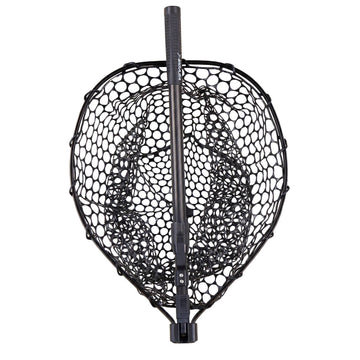 Foldable Fishing Landing Net, Telescopic Handle, Silicone Mesh