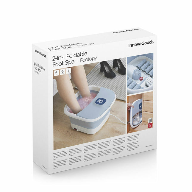 Foldable Foot Spa with Rollers and Hydromassage Footopy InnovaGoods