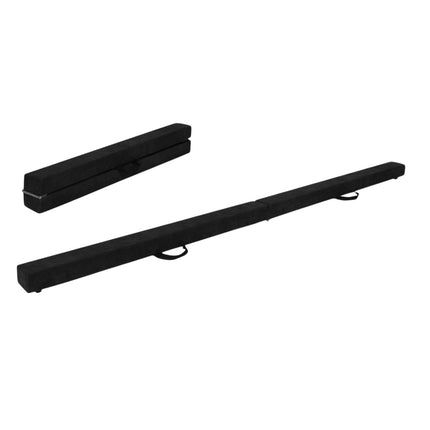 Foldable Gymnastics Balance Beam, 210cm, Non-Slip, Black