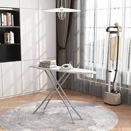 Foldable Ironing Board with Iron Rest, 7 Height Levels