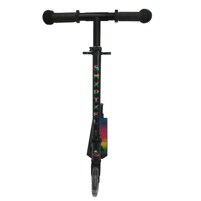 Foldable Kick Scooter, 120mm Light-Up Wheels, Adjustable Height