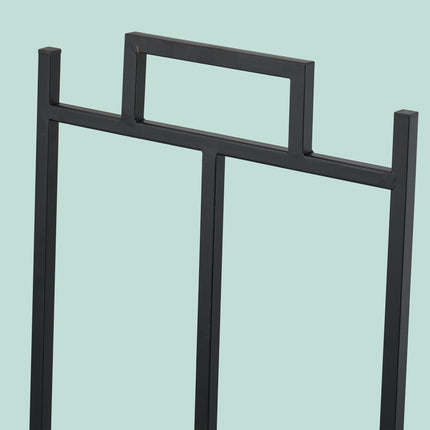 Foldable Metal Log Holder – Space-Saving Firewood Storage