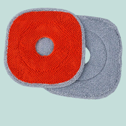 Foldable Mop Set with Microfibre Pads and Wringing System