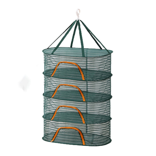 Foldable Oval Drying Net for Vegetables & More