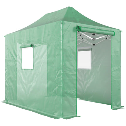 Foldable Pop-Up Greenhouse, 295x200x270 cm, UV-Protected