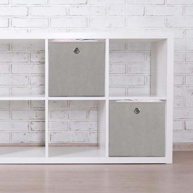 Foldable Shelf Storage Baskets, Set of 4 – Easy Grip