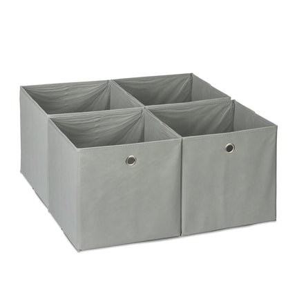 Foldable Shelf Storage Baskets, Set of 4 – Easy Grip