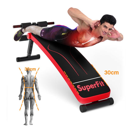Foldable Sit-Up Bench, Adjustable, 200kg Capacity
