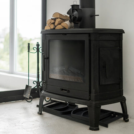 Foldable Steel Firewood Basket with Handles