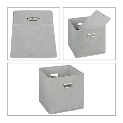 Foldable Storage Baskets – Set of 4, Organiser Boxes