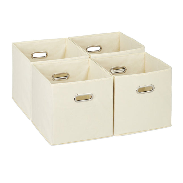 Foldable Storage Baskets, Set of 4 – Organiser Boxes