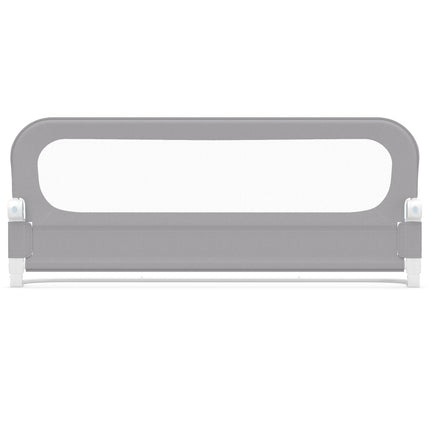 Foldable Toddler Bed Rail with Removable Oxford Cover, Grey