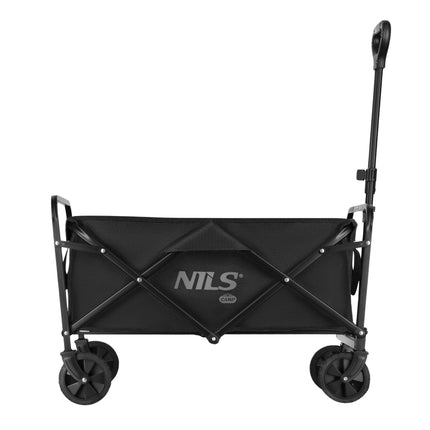 Foldable Tourist Trolley, Black, 70L Capacity, 600D Fabric