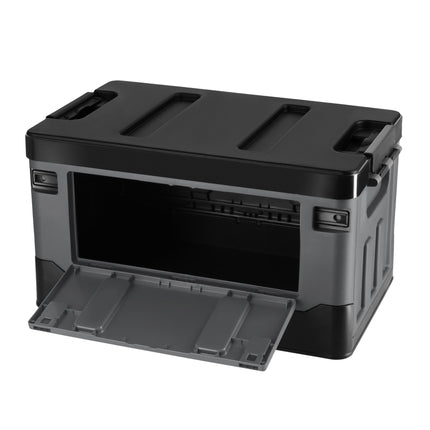 Foldable Transport Box 38L, Grey-Black, PP Material