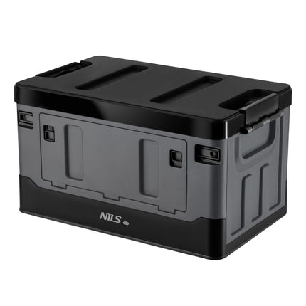 Foldable Transport Box 38L, Grey-Black, PP Material