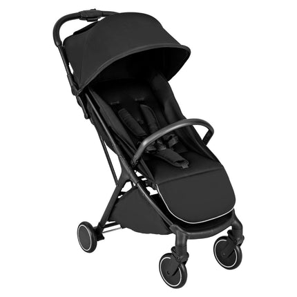 Foldable Travel Stroller with Reclining Seat, Black