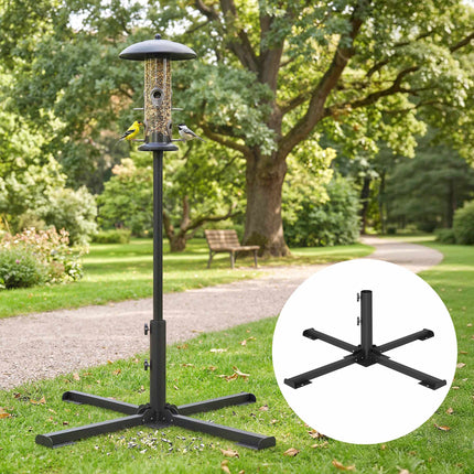 Foldable Umbrella Stand, Fits 38/48mm Poles, Dark Grey