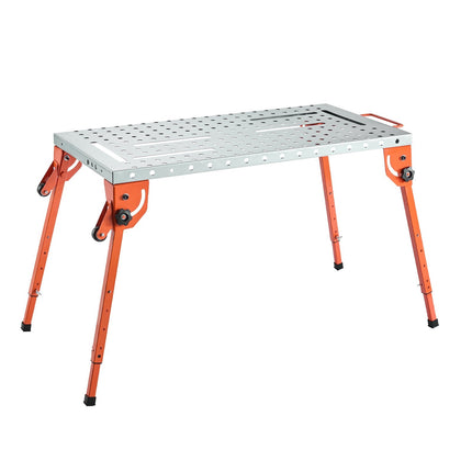 Foldable Welding Table 44 x 21 In, 500 lb, Adjustable