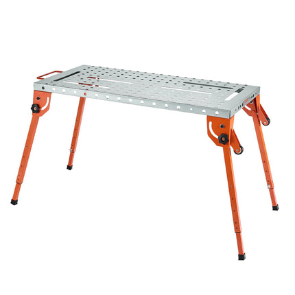 Foldable Welding Table 44 x 21 In, 500 lb, Adjustable