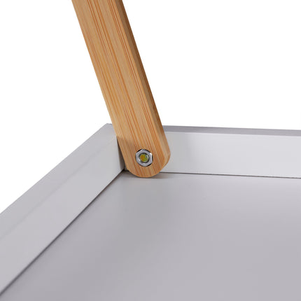 Foldable bed tray
