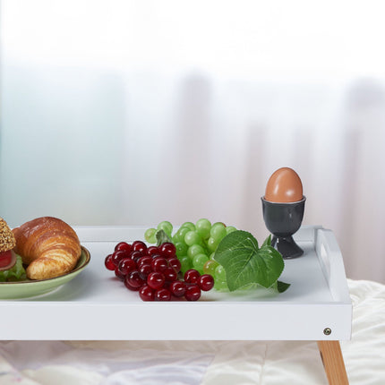Foldable bed tray