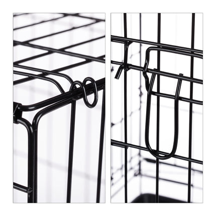 Foldable dog cage