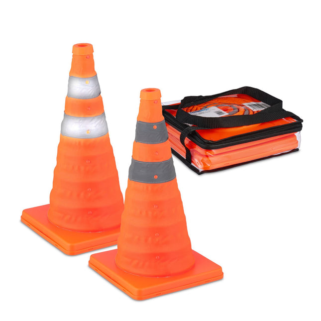 Opvouwbare rijpylonen in 2-pack