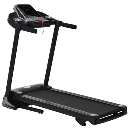 Foldable electric treadmill 500W with LED Display & Holder