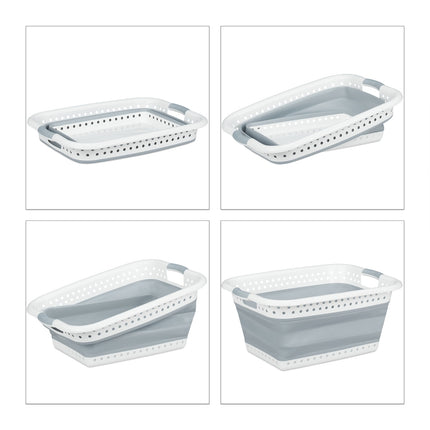 Foldable laundry basket