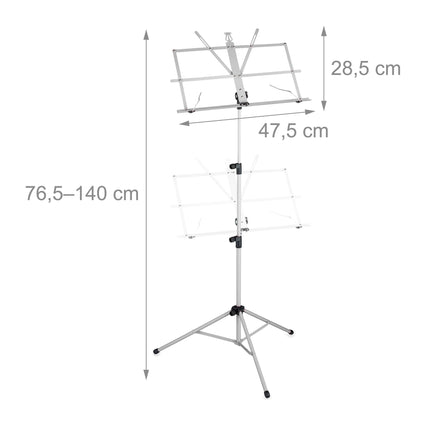 Foldable music stand