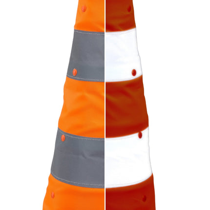 Foldable pylons 70 cm in 2-pack