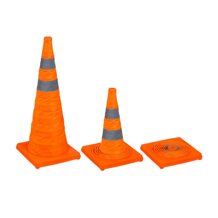 Foldable pylons 70 cm in 2-pack