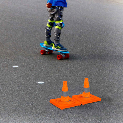 Foldable pylons 70 cm in 2-pack