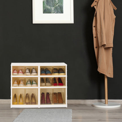 Foldable shoe shelf
