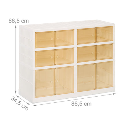 Foldable shoe shelf