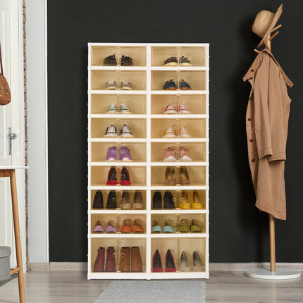 Foldable shoe shelf