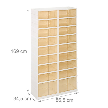 Foldable shoe shelf