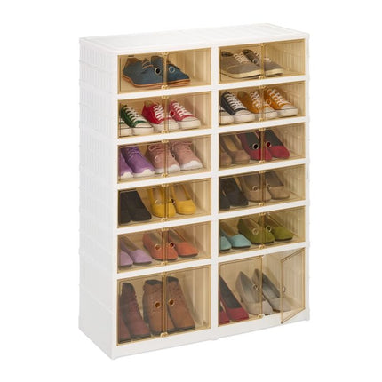 Foldable shoe shelf