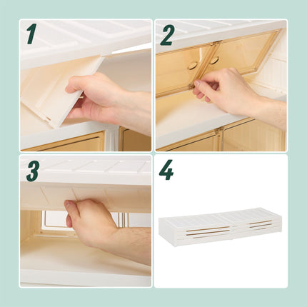 Foldable shoe shelf