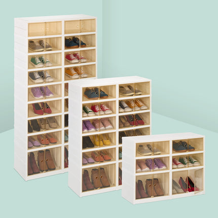 Foldable shoe shelf