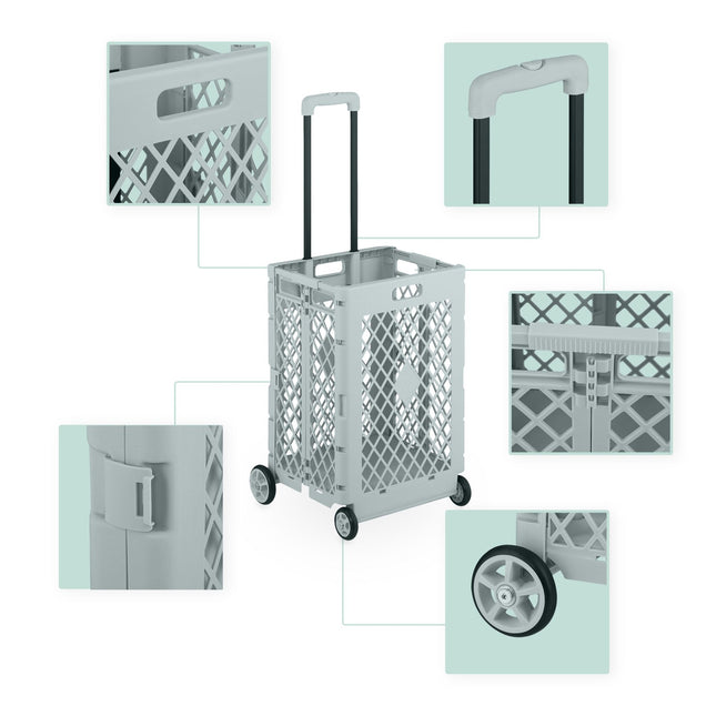 Foldable shopping cart