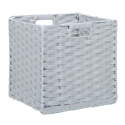 Foldable storage basket